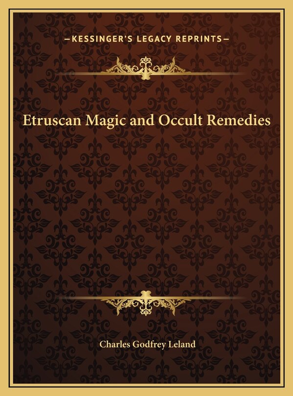 Front cover_Etruscan Magic and Occult Remedies