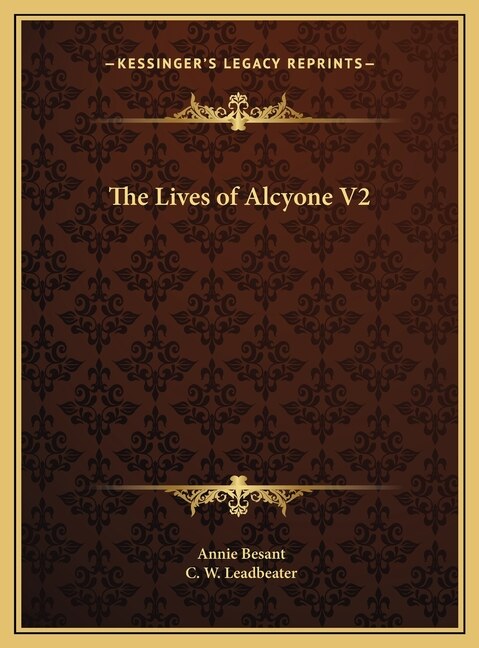 Front cover_The Lives of Alcyone V2