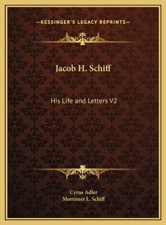 Front cover_Jacob H. Schiff