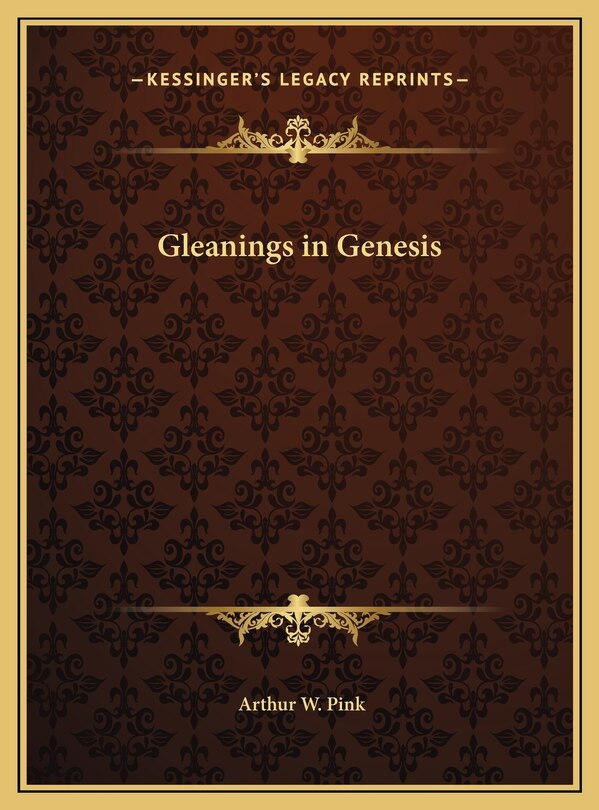 Front cover_Gleanings in Genesis