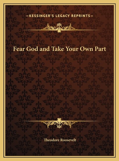Front cover_Fear God and Take Your Own Part