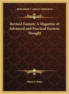 Front cover_Revised Esoteric A Magazine of Advanced and Practical Esoteric Thought