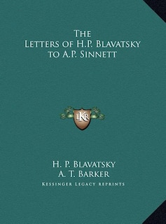 Couverture_The Letters of H.P. Blavatsky to A.P. Sinnett