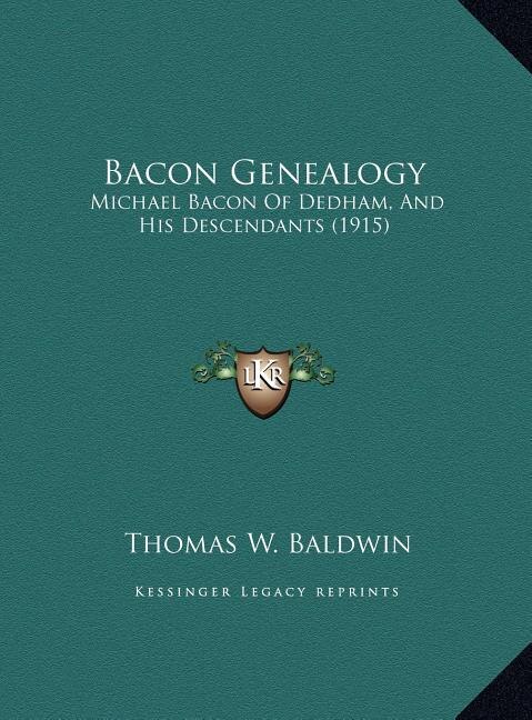 Couverture_Bacon Genealogy