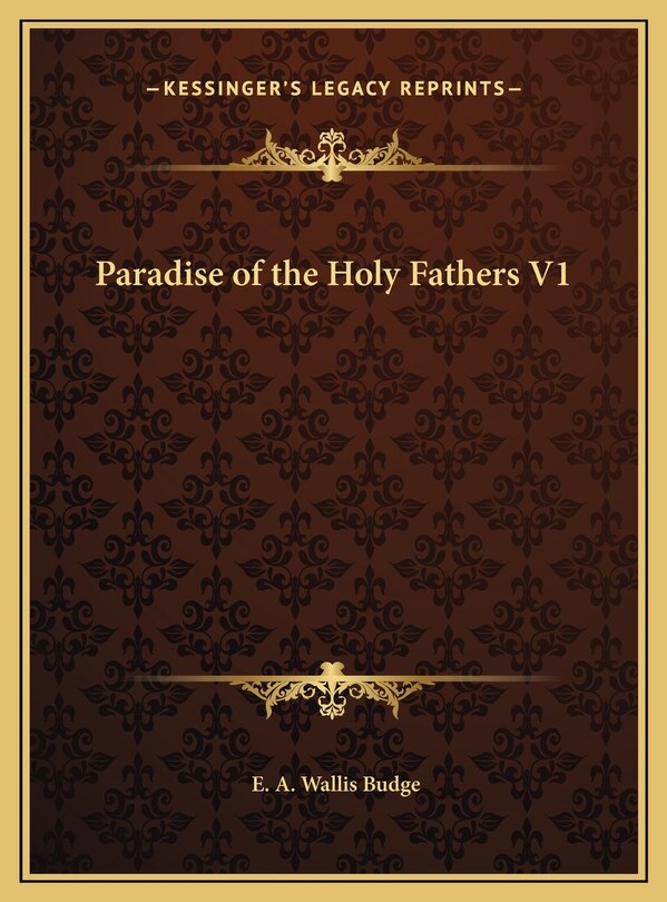 Front cover_Paradise of the Holy Fathers V1