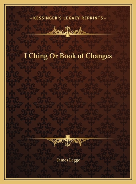 Couverture_I Ching Or Book of Changes