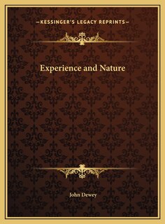 Front cover_Experience and Nature
