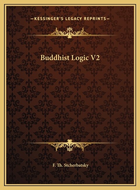 Couverture_Buddhist Logic V2