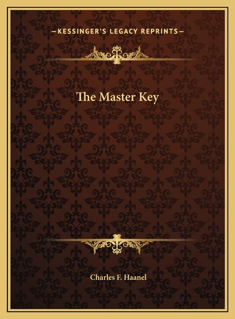 Couverture_The Master Key