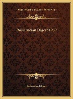 Couverture_Rosicrucian Digest 1959