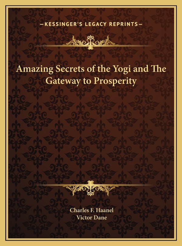 Couverture_Amazing Secrets Of The Yogi And The Gateway To Prosperity