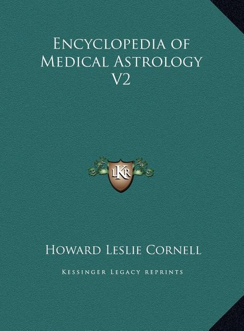 Front cover_Encyclopedia of Medical Astrology V2