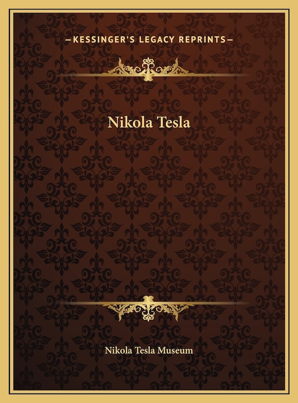 Front cover_Nikola Tesla