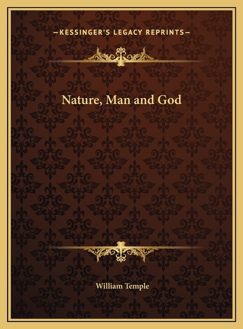 Front cover_Nature, Man and God