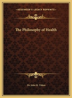 Front cover_The Philosophy of Health