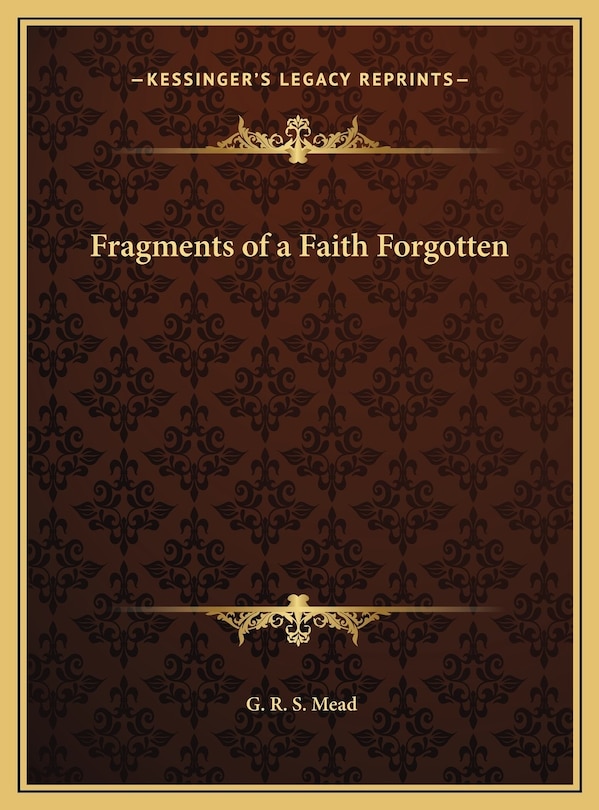 Couverture_Fragments of a Faith Forgotten