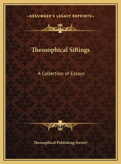 Couverture_Theosophical Siftings