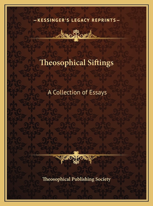 Couverture_Theosophical Siftings