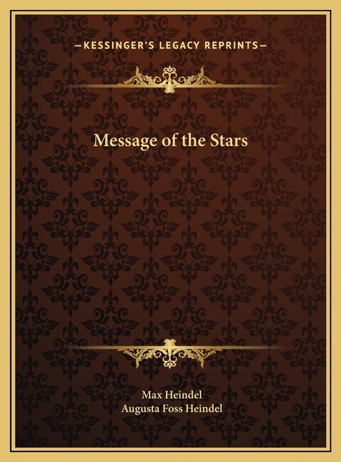 Front cover_Message of the Stars