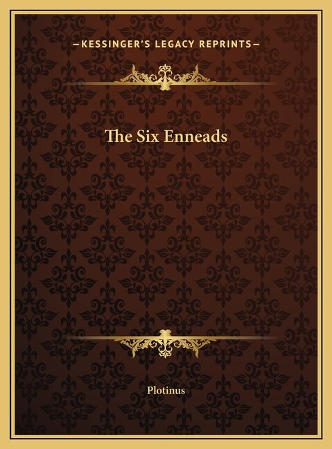 Couverture_The Six Enneads