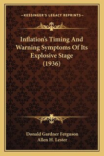 Couverture_Inflation's Timing And Warning Symptoms Of Its Explosive Stage (1936)