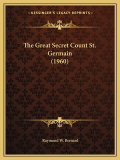 Front cover_The Great Secret Count St. Germain (1960)