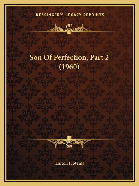 Couverture_Son Of Perfection, Part 2 (1960)