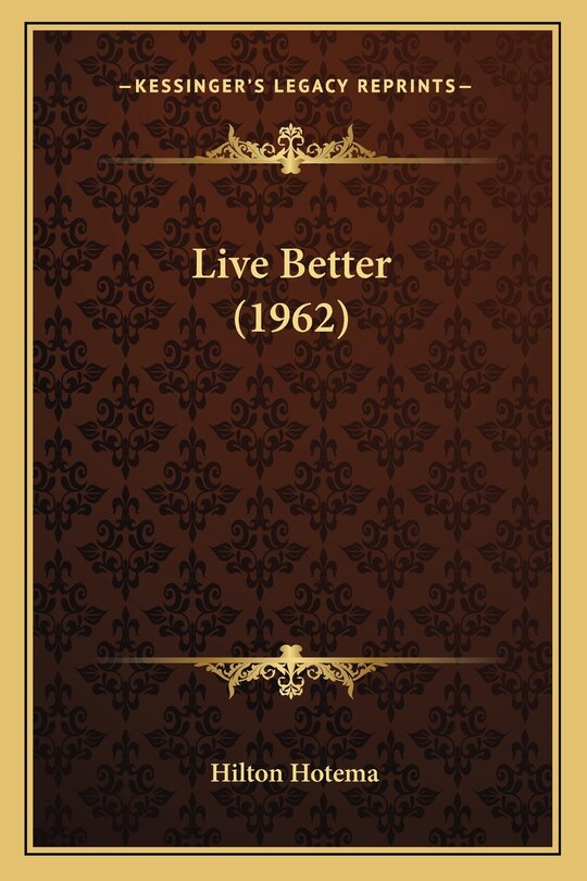 Front cover_Live Better (1962)