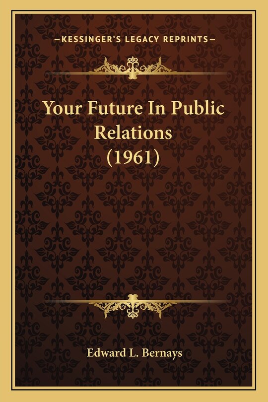 Couverture_Your Future In Public Relations (1961)