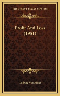 Front cover_Profit And Loss (1951)