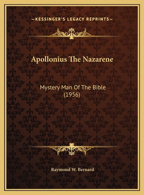 Front cover_Apollonius The Nazarene