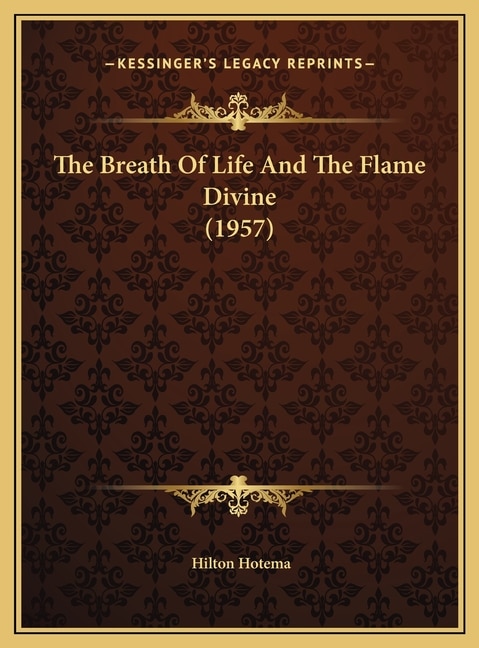 Couverture_The Breath Of Life And The Flame Divine (1957)