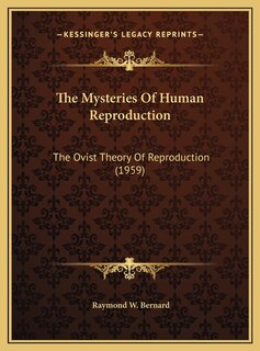 Front cover_The Mysteries Of Human Reproduction
