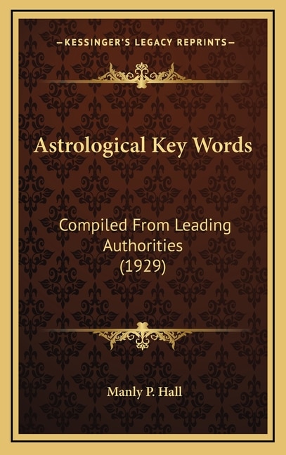 Front cover_Astrological Key Words