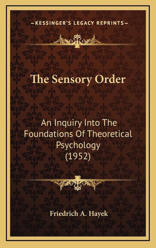 Couverture_The Sensory Order