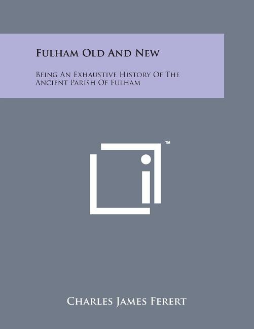 Couverture_Fulham Old and New