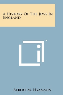 Front cover_A History of the Jews in England
