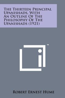 Couverture_The Thirteen Principal Upanishads, with an Outline of the Philosophy of the Upanishads (1921)