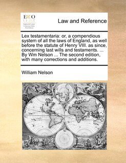 Front cover_Lex testamentaria