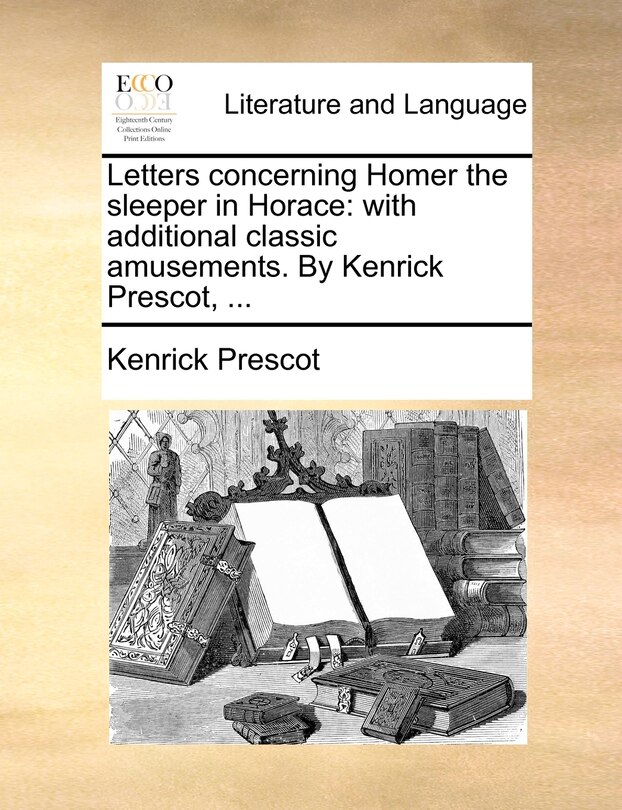 Couverture_Letters Concerning Homer The Sleeper In Horace