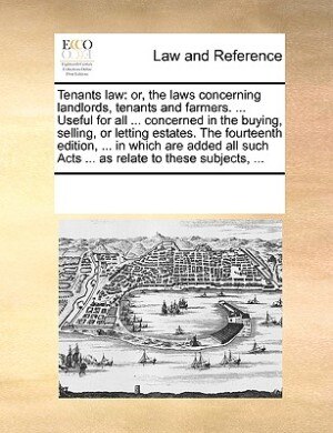 Couverture_Tenants Law