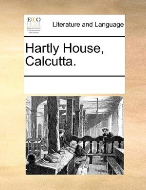 Front cover_Hartly House, Calcutta.
