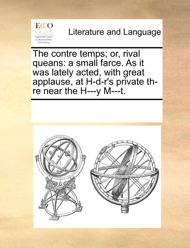 Couverture_The Contre Temps; Or, Rival Queans