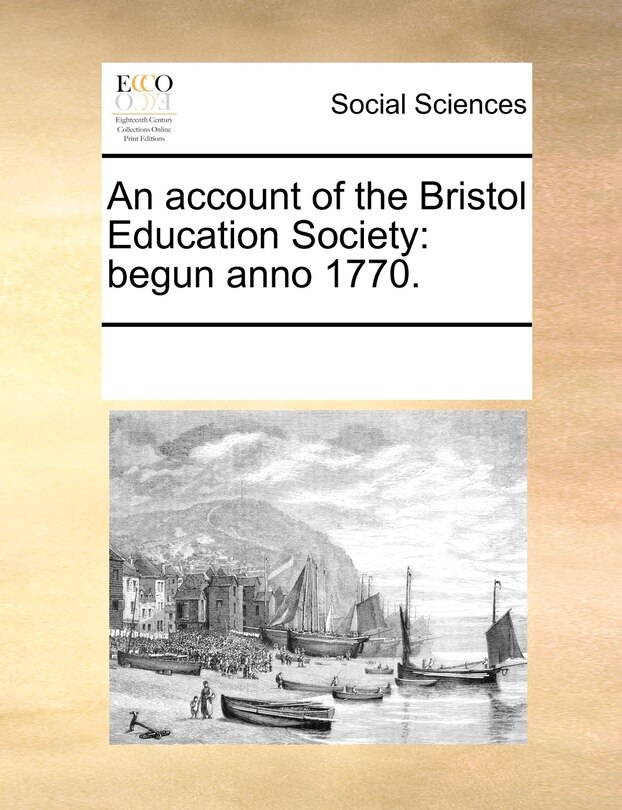 Couverture_An Account Of The Bristol Education Society