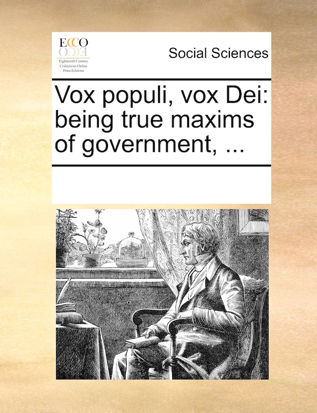 Couverture_Vox Populi, Vox Dei