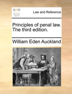 Front cover_Principles of penal law. The third edition.