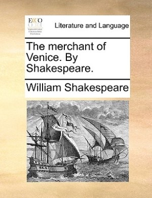 Front cover_The merchant of Venice. By Shakespeare.