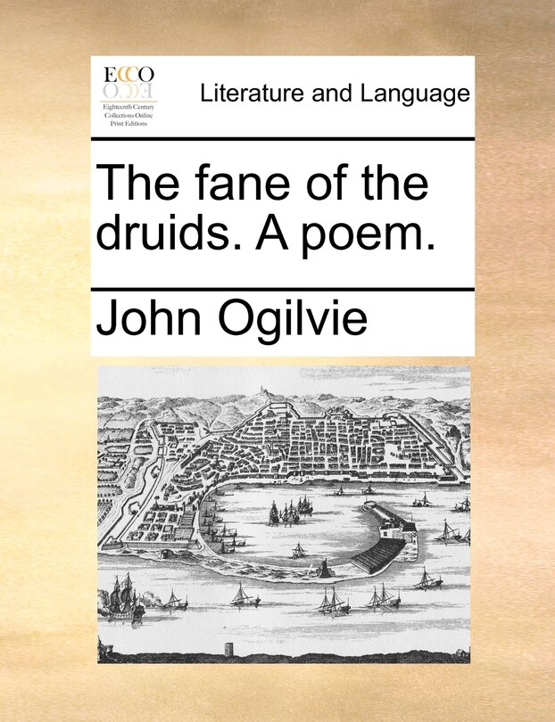 Couverture_The fane of the druids. A poem.