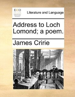 Couverture_Address To Loch Lomond; A Poem.