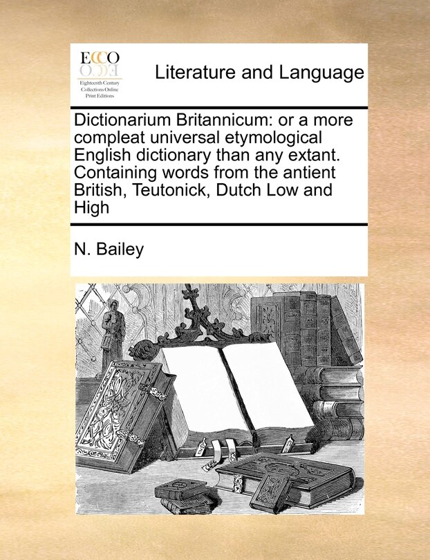 Front cover_Dictionarium Britannicum